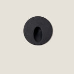 Balise Extérieure Murale LED Encastrable 3W Ronde Boiler Grise Blanc chaud 2700K – Image 10