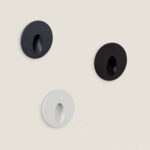 Balise Extérieure Murale LED Encastrable 3W Ronde Boiler Grise Blanc chaud 2700K – Image 13