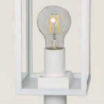 Balise Extérieure en Saillie sur Pied 68cm Atrium Blanc – Image 13