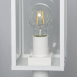 Balise Extérieure en Saillie sur Pied 68cm Atrium Blanc – Image 10