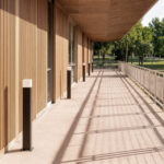 Balise Extérieure en Saillie sur Pied 74cm Augusta Noire – Image 11