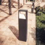 Balise LED 9W Extérieure Aluminium en Saillie sur Pied 50cm Sheffield Anthracite – Image 8