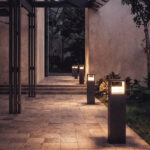 Balise LED 9W Extérieure Aluminium en Saillie sur Pied 50cm Sheffield Anthracite – Image 9