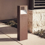 Balise LED 9W Extérieure Aluminium en Saillie sur Pied 50cm Sheffield Rouille – Image 7