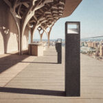 Balise LED 9W Extérieure Aluminium en Saillie sur Pied 80cm Sheffield Anthracite – Image 8