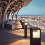 Balise LED 9W Extérieure Aluminium en Saillie sur Pied 80cm Sheffield Anthracite – Image 9