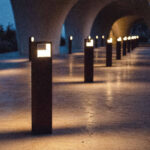 Balise LED 9W Extérieure Aluminium en Saillie sur Pied 80cm Sheffield Rouille – Image 10