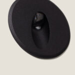 Balise LED Encastrable Mural Ronde Adam Noir – Image 11