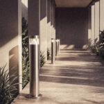 Balise LED Extérieur 5W en Saillie sur Pied 50cm Acier Inoxydable Inti Inox Blanc chaud 3000K – Image 4