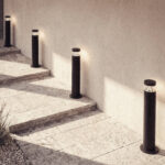 Balise LED Extérieur 5W en Saillie sur Pied 50cm Acier Inoxydable Inti Inox Noire Blanc chaud 3000K – Image 10