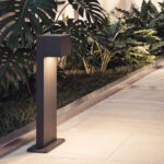 Balise LED Extérieure 10W Aluminium en Saillie sur Pied 50cm Iridix Anthracite – Image 12