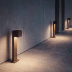 Balise LED Extérieure 10W Aluminium en Saillie sur Pied 50cm Iridix Rouille – Image 11