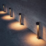 Balise LED Extérieure 10W Aluminium en Saillie sur Pied 80cm Iridix Anthracite – Image 9