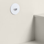 Balise LED Extérieure 2W Encastrable au Mur Ronde Guell Blanche Blanc neutre 4000K – Image 11