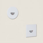 Balise LED Extérieure 2W Encastrable au Mur Ronde Guell Blanche Blanc neutre 4000K – Image 15