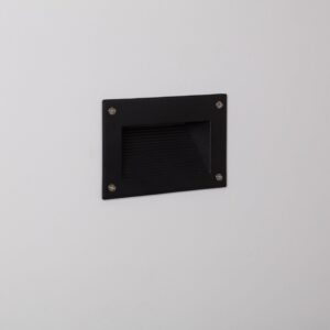 Balise LED Extérieure 3W Encastrable au Mur Olite Noire