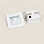 Balise LED Extérieure 4W Encastrable au Mur Carrée Natt Blanche – Image 12