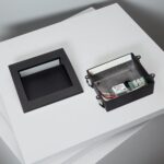 Balise LED Extérieure 4W Encastrable au Mur Carrée Natt Noire Blanc chaud 2700K – Image 9