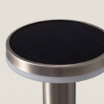 Balise LED Solaire Extérieure Helios Inox 6W en Saillie sur Pied 45cm avec Détecteur de Mouvement Helios Inox Blanc chaud 3000K – Image 16