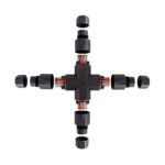 Connecteur Câble Étanche 3 Contacts Type X avec Connecteur Rapide 0.5mm²- 2.5mm² IP68 – Image 3