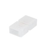Connecteur rapide plastique blanc translucide rectangulaire pour ruban LED