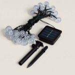 Guirlande LED Extérieure Solaire 30 Boules 5m Blanc chaud 3000K – Image 12