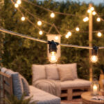 Guirlande Lumineuse Extérieure Textile avec 10 Douilles 10m IP65 – Image 2