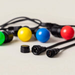 Kit Guirlande Waterproof 5.5m Noire + 8 Ampoules LED E27 G45 3W de Couleurs Multicolore – Image 11