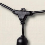 Kit Guirlande Waterproof 5.5m Noire + 8 Ampoules LED E27 G45 3W de Couleurs Vert – Image 13