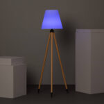 Lampadaire LED Extérieur Solaire Métal RGB Kefre avec Batterie USB Rechargeable – Image 15