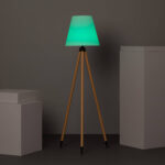 Lampadaire LED Extérieur Solaire Métal RGB Kefre avec Batterie USB Rechargeable – Image 16