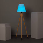 Lampadaire LED Extérieur Solaire Métal RGB Kefre avec Batterie USB Rechargeable – Image 17