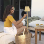 Lampadaire LED Extérieur Solaire 3W Banate Jaune Sable – Image 14