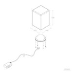 Lampe à Poser Extérieure LED RGB Portable avec Batterie Rechargeable Kozan – Image 10