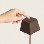 Lampe à Poser LED Extérieure portative Aluminium avec Batterie Rechargeable Willy Rouille – Image 5