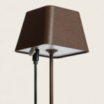 Lampe à Poser LED Extérieure portative Aluminium avec Batterie Rechargeable Willy Rouille – Image 7