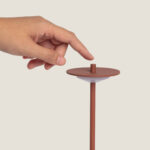 Lampe à Poser LED Portable Extérieure Métal avec Batterie Rechargeable Estepona Terre cuite – Image 6