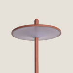 Lampe à Poser LED Portable Extérieure Métal avec Batterie Rechargeable Milevani Terre cuite – Image 4