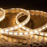 Ruban LED CCT 220V 120 LED/m 10W/m 900lm/m Largeur 14mm Coupe 100cm IP65 Sur mesure 15 m – Image 12