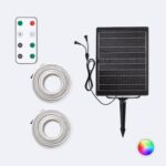 Ruban LED Extérieur Solaire 24V DC SMD2835 60 LED/m 40m IP65 Largeur 12mm Coupe 100 cm RGB – Image 9