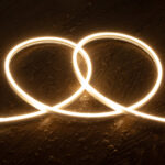 Ruban LED Néon 24V 5m 10W/m Largeur 4 mm FreeCut IP65 NFLEX4 Blanc chaud 2700K