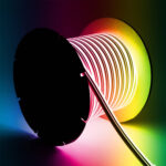 Ruban LED Néon Dimmable 220V Bobine 50m RGB SFLEX8 9W/m Coupe 100cm IP65