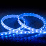 Ruban LED RGB 220V SMD 60 LED/m BOBINE 50m 9,5W/m Largeur 14,5mm Coupe 100cm IP65 avec Télécommande IR – Image 11