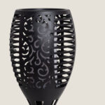 Torche LED Solaire Effet Flamme sur Piquet 1W 78cm – Image 7