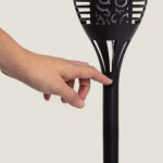 Torche LED Solaire Effet Flamme sur Piquet 1W 78cm – Image 8