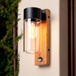 Applique Murale Extérieure Acier Inoxydable et Verre avec Détecteur de Mouvement Isoba – Image 2