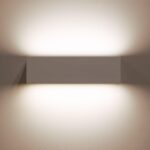 Applique Murale LED Extérieure Lena 10W Éclairage Double Face Rectangulaire Blanche Blanc chaud 2700K – Image 11