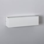 Applique Murale Extérieure LED 10W Aluminium Éclairage Double Face Rectangulaire Blanc Lena Blanc neutre 4000K