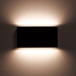 Applique Murale Extérieure LED 10W Éclairage Double Face Rectangulaire Noir Luming II Blanc chaud 2700K – Image 3
