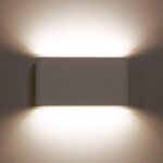 Applique Murale LED Extérieure 12W Éclairage Double Face Rectangulaire Blanche Luming Blanc chaud 2700K – Image 12